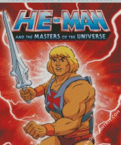 He Man Animation Character diamond painting