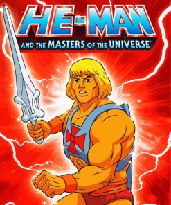 He Man Animation Character diamond painting