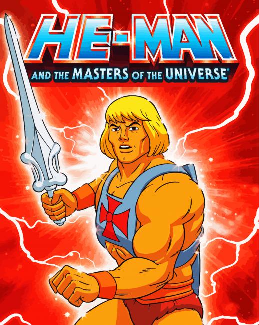 He Man Animation Character diamond painting