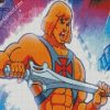 He Man With Sword diamond painting