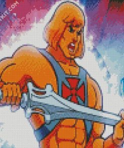 He Man With Sword diamond painting