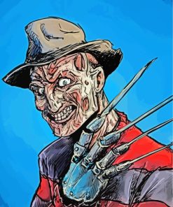 Horror Freddy Krueger diamond painting