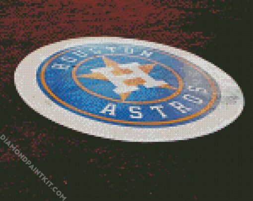 Houston Astros Logo diamond painting