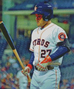 Houston Astros Player diamond painting