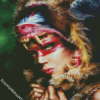 Huntress Mandrill diamond painting