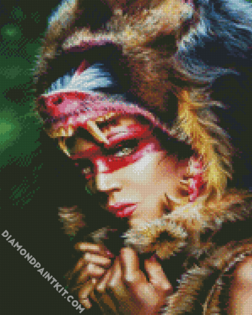 Huntress Mandrill diamond painting