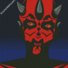 Illustration Darth Maul diamond painting