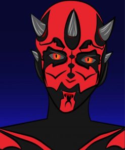 Illustration Darth Maul diamond painting