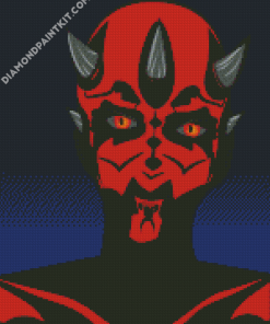 Illustration Darth Maul diamond painting