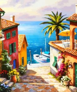 Italian Village diamond painting