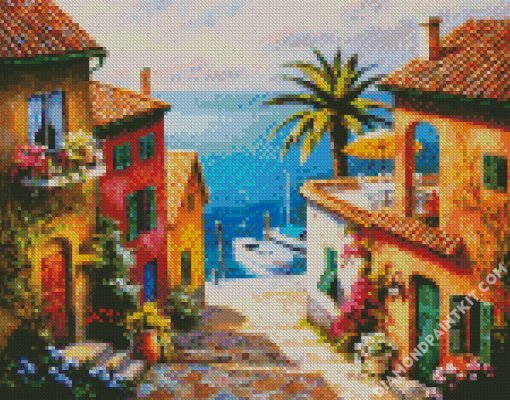 Italian Village diamond painting