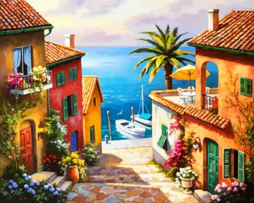 Italian Village diamond painting