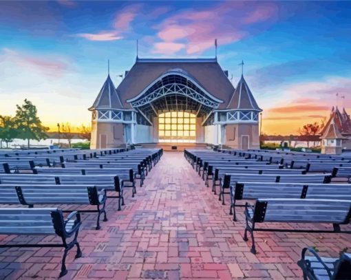 Lake Harriet Bandshell Park Minneapolis diamond painting