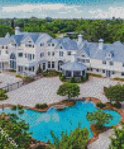 Mansion diamond painting