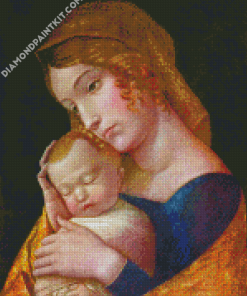 Maria With The Sleeping Child Mantegna Art diamond painting