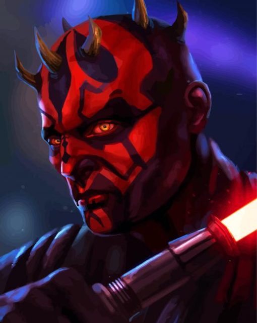 Maul Star Wars diamond painting