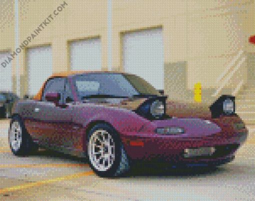 Miata Car diamond painting