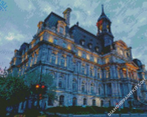 Montreal City Hall diamond painting