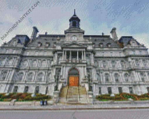 Montreal City Hall Canada diamond painting