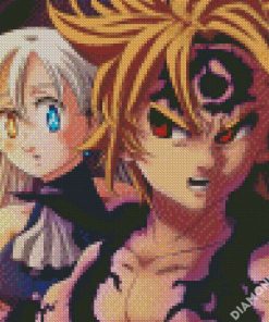 Nanastu Anime Manga Illustration diamond painting