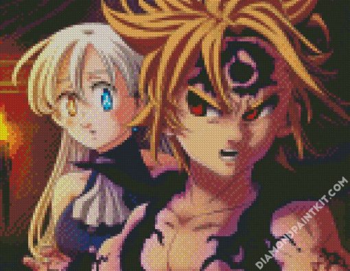 Nanastu Anime Manga Illustration diamond painting