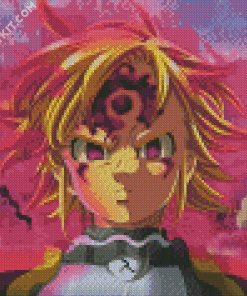 Nanatsu Seven Deadly Sins Meliodas Demon diamond painting