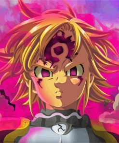 Nanatsu Seven Deadly Sins Meliodas Demon diamond painting