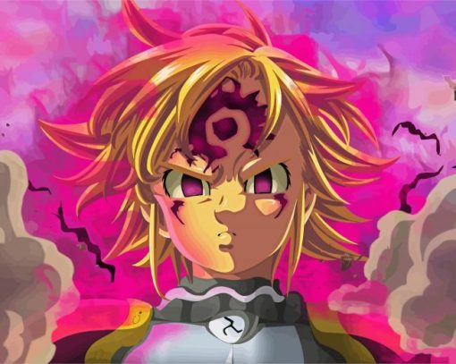 Nanatsu Seven Deadly Sins Meliodas Demon diamond painting