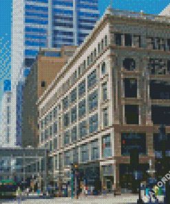 Nicollet Mall Minneapolis diamond painting