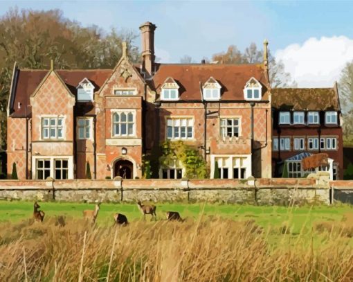 Oxburgh Hall Norfolk diamond painting