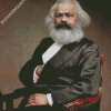 Philosopher Karl Marx diamond painting