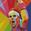 Pop Art Rafael Nadal diamond painting