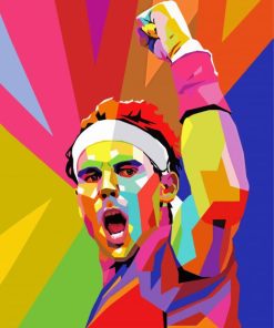 Pop Art Rafael Nadal diamond painting