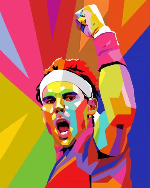 Pop Art Rafael Nadal diamond painting