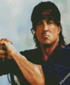 Rambo Film diamond painting