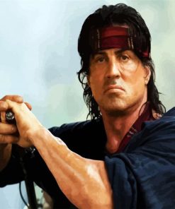 Rambo Film diamond painting