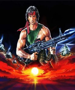 Rambo Movie diamond painting