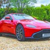 Red Aston Martin diamond painting