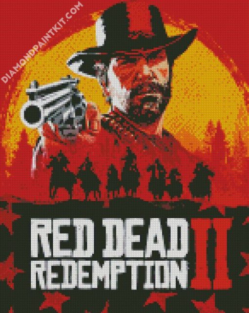 Red Dead Redemption diamond painting