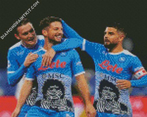 S S C Napoli diamond painting