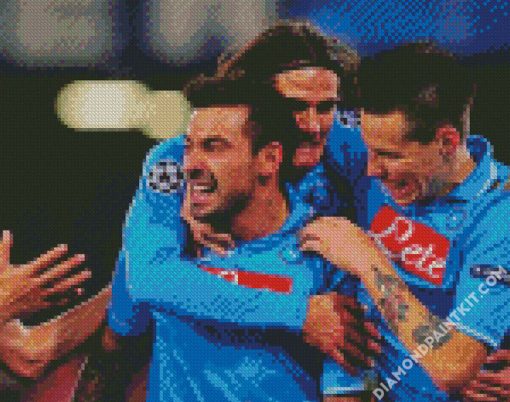 S S C Napoli Football Team diamond painting