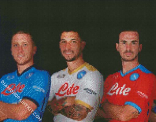 S S C Napoli Players diamond painting