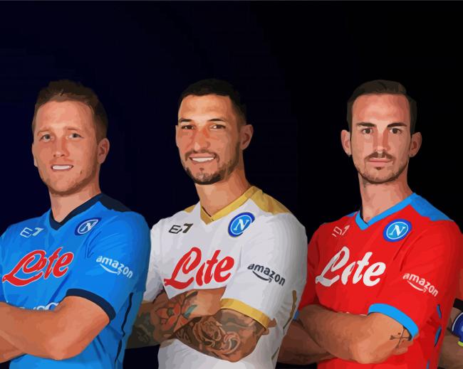 S S C Napoli Players diamond painting