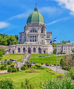 Saint Joseph Oratory Of Mount Royal Canada Montreal Diamond Painting