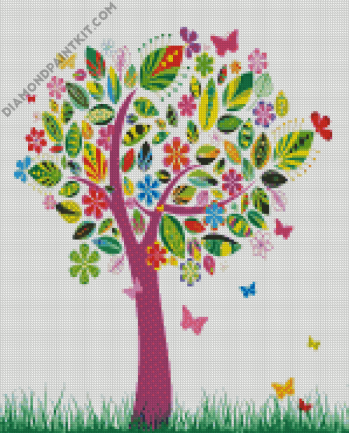 Spring Tree diamond painting