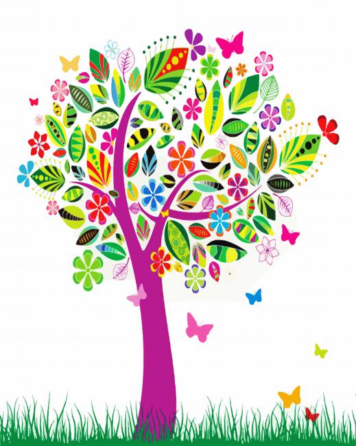 Spring Tree diamond painting