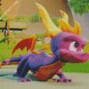 Spyro Dragon diamond painting