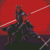 Star Wars Darth Maul diamond painting