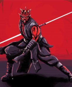 Star Wars Darth Maul diamond painting