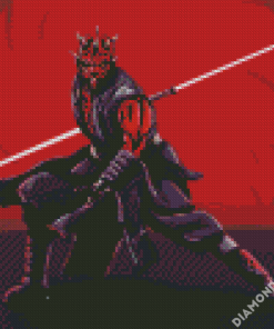 Star Wars Darth Maul diamond painting